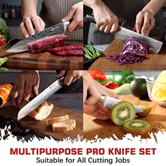 PAUDIN - UNIVERSAL Series: 7 pc PROFESSIONAL CHEF KNIVE SET - Picture 6 of 9